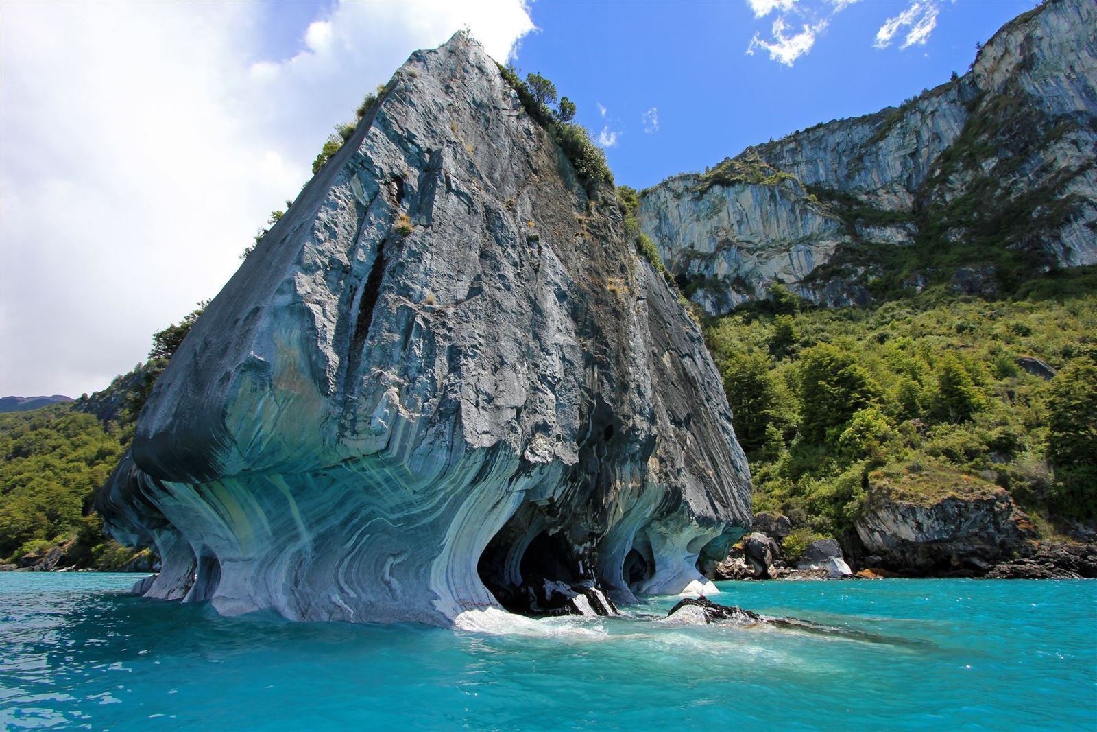 Puerto Tranquilo Mamorhöhlen